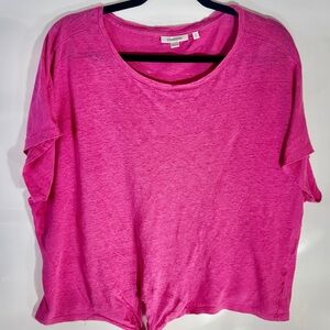 Chico's Bright Pink Short Sleeve Tee